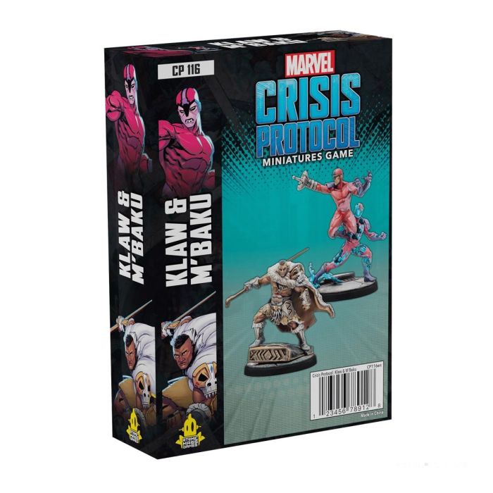 Atomic Mass Games CP116EN Marvel Crisis Protocol Klaw y M'Baku Juego de Mesa 0 Atomic Mass Games CP116EN Marvel Crisis Protocol Klaw y M'Baku Juego de Mesa 0