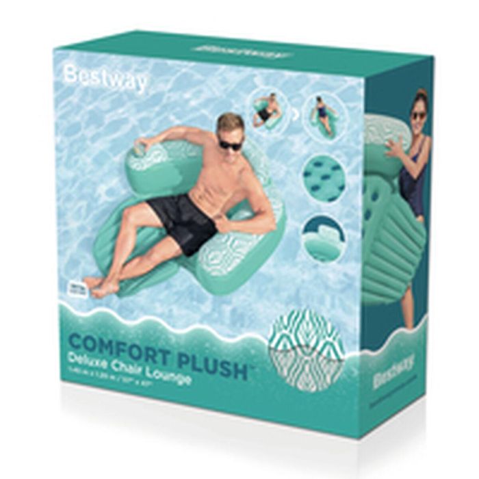Sillón Hinchable para Piscina Bestway Comfort Plush 145 x 120 cm 10 Sillón Hinchable para Piscina Bestway Comfort Plush 145 x 120 cm 10