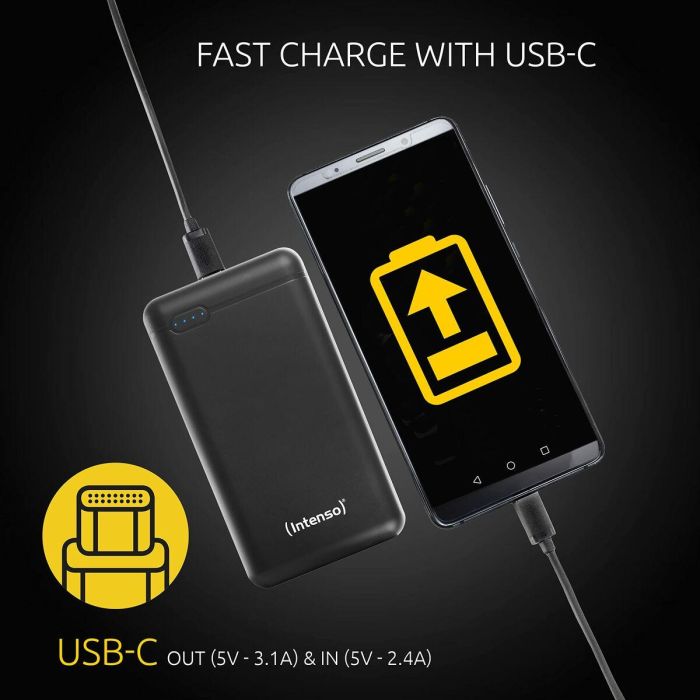Intenso Powerbank XS20000 20000 mAh Negro - Polímero de litio - Ref: 7313550 11 Intenso Powerbank XS20000 20000 mAh Negro - Polímero de litio - Ref: 7313550 11
