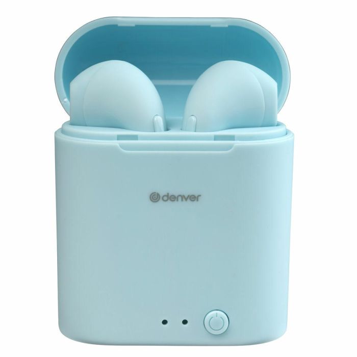 Auriculares Bluetooth Denver Electronics TWE-46LIGHTBLUE Azul 5