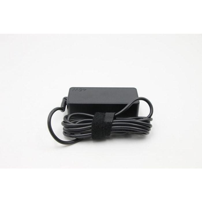 Lenovo 65W USB-C AC adapter, 100-240V input, multiple output voltages, compatible with Lenovo laptops, compact design. 3 Lenovo 65W USB-C AC adapter, 100-240V input, multiple output voltages, compatible with Lenovo laptops, compact design. 3