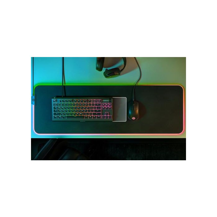SteelSeries APEX 3 TKL Teclado Gaming Mini USB QWERTY Inglés EE.UU. Negro LED RGB - 64831 2 SteelSeries APEX 3 TKL Teclado Gaming Mini USB QWERTY Inglés EE.UU. Negro LED RGB - 64831 2
