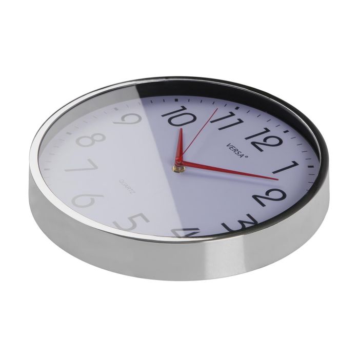 Reloj Pared Blanco 30Cm Versa (2 Unidades) 1 Reloj Pared Blanco 30Cm Versa (2 Unidades) 1