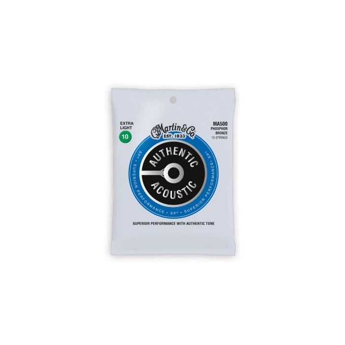 Juego Acústica Authentic Sp 92/8 Phosphor Bronze 12St Extra Light 10-47