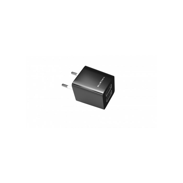 Tacens AUSB1 Cargador USB, 2 Puertos 2.1A Carga Rápida, Diseño Compacto Negro/Blanco 1 Tacens AUSB1 Cargador USB, 2 Puertos 2.1A Carga Rápida, Diseño Compacto Negro/Blanco 1