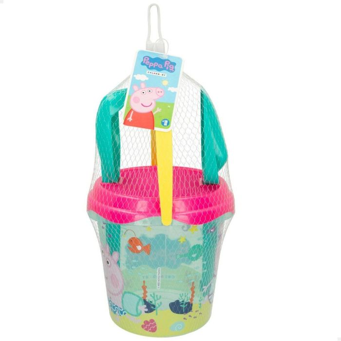 Set de Juguetes de Playa Peppa Pig Ø 18 cm (16 Unidades) 2