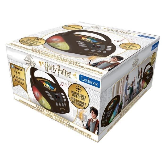 HARRY POTTER - Reproductor de CD Bluetooth - Efectos de luz 4 HARRY POTTER - Reproductor de CD Bluetooth - Efectos de luz 4