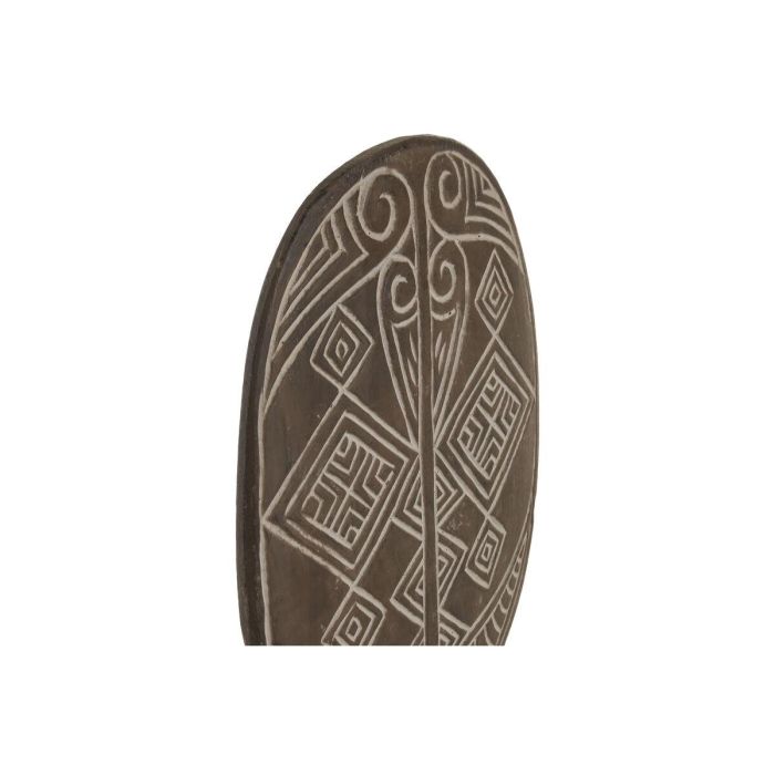 DKD Home Decor Figura Tropical 2c25 Mascara Tribal Suar y Hierro 12 x 48.5 x 26.5 cm 4