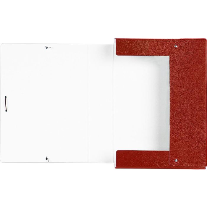 Carpeta Proyectos Liderpapel Folio Lomo 70 mm Carton Gofrado Roja 4