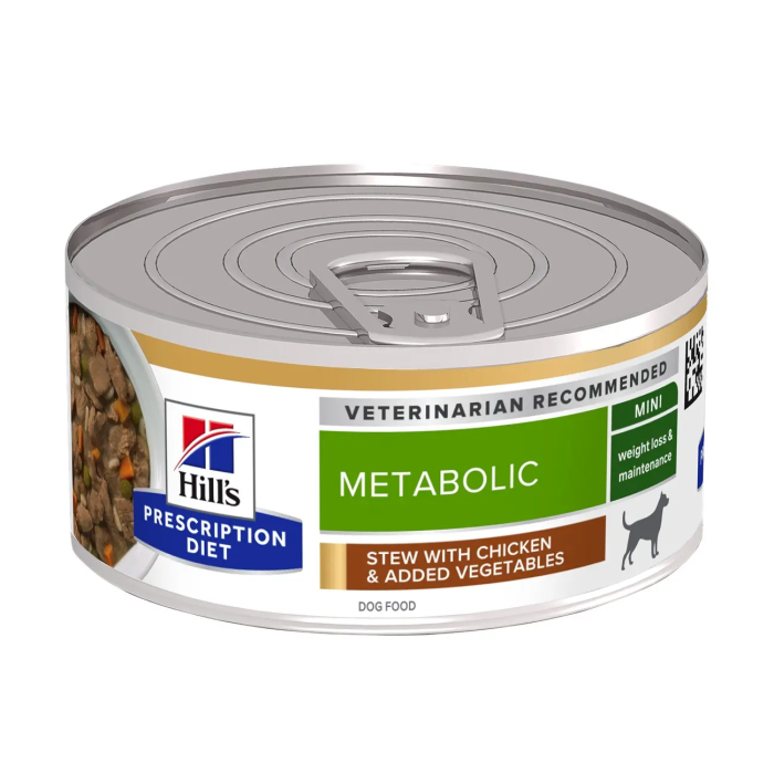 Hill'S Hpd Canine Metabolic Estofado Pollo Verduras 24x156 gr