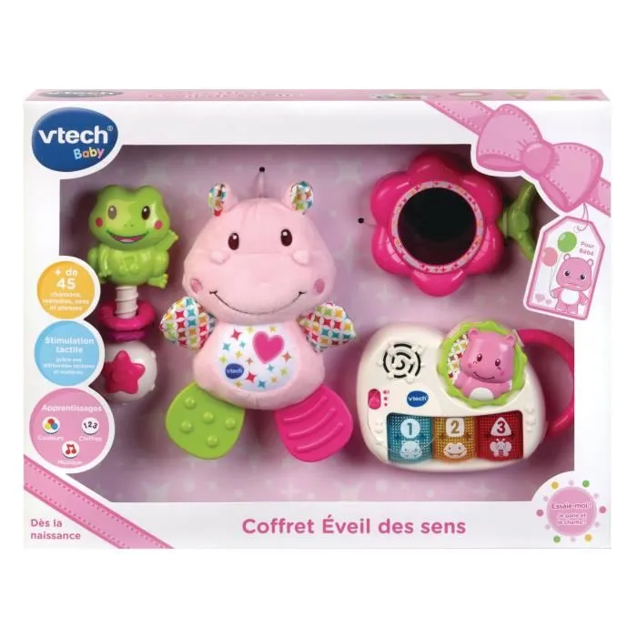 VTECH BABY Caja Nacimiento Despertar de los Sentidos - Rosa 0-36 Meses 2