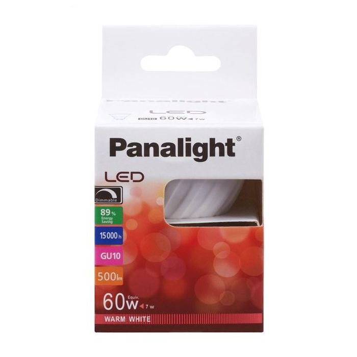 Panalight Ldrhv9L27Wg102Dpl Dicroica Gu10 7W 2700K Dimmable PANASONIC-PANALIGHT 6314561234823 2