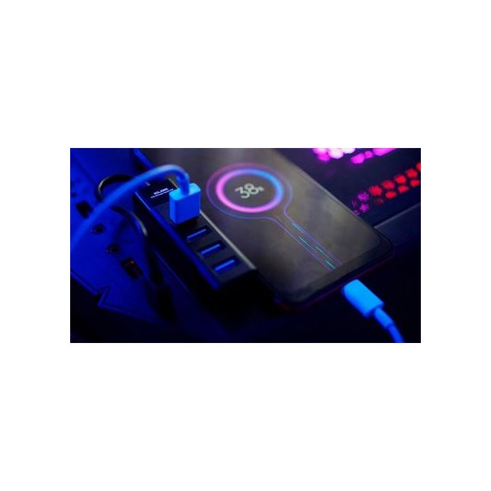 HUB-401 HUB de Expansión USB 3.0 de 4 Puertos para Ordenador - Elbe, Compatible con Cámaras, Ratones y Más 2 HUB-401 HUB de Expansión USB 3.0 de 4 Puertos para Ordenador - Elbe, Compatible con Cámaras, Ratones y Más 2