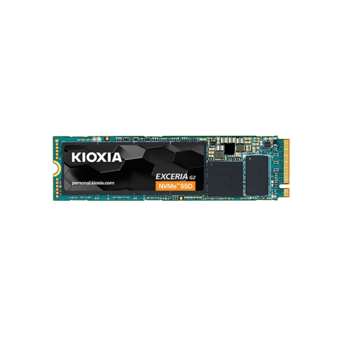 Kioxia Exceria G2 SSD 2 TB NVMe M.2 PCIe Gen3 Lectura 2100 MB/s Escritura 1700 MB/s BiCS FLASH TLC para Portátil