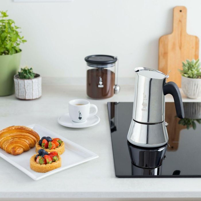 Cafetera Italiana Bialetti NEW VENUS Plateado Metal Acero Inoxidable 6