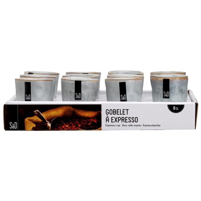 Home Deco Factory Vaso Espresso Gres Arena Colección Natural Capacidad 80 ml 2 Home Deco Factory Vaso Espresso Gres Arena Colección Natural Capacidad 80 ml 2