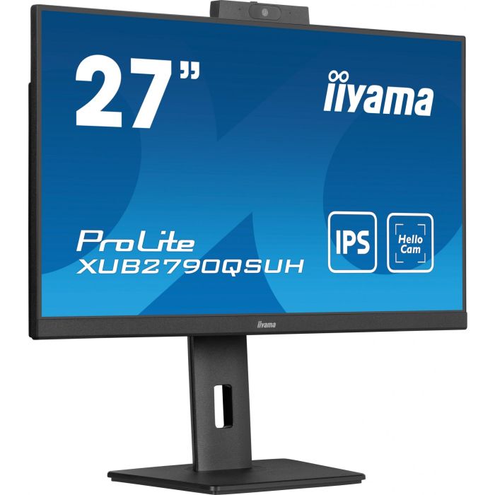 iiyama XUB2790QSUH-B1 Monitor ProLite 27" QHD (2560x1440) IPS 100Hz 0.4ms con USB-C KVM HDMI DP Negro