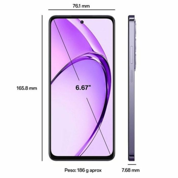 Smartphone Oppo OPPO A80 5G 6,7" Octa Core 8 GB RAM 256 GB Morado 3