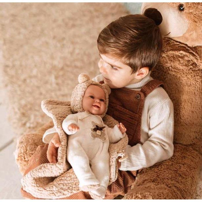 Muñeca elegance babyto marron c/ manta (muñeco de peso) 35 cm cuerpo blando 7 Muñeca elegance babyto marron c/ manta (muñeco de peso) 35 cm cuerpo blando 7