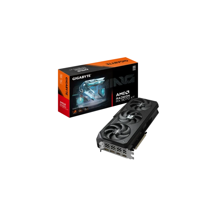 Gigabyte GV-R9070XTGAMING OC-16GD RX9070XT 16GB GDDR6 256BIT PCI-E 5.0 2HDMI 2DP WINDFORCE 3 Ventiladores Gigabyte GV-R9070XTGAMING OC-16GD RX9070XT 16GB GDDR6 256BIT PCI-E 5.0 2HDMI 2DP WINDFORCE 3 Ventiladores