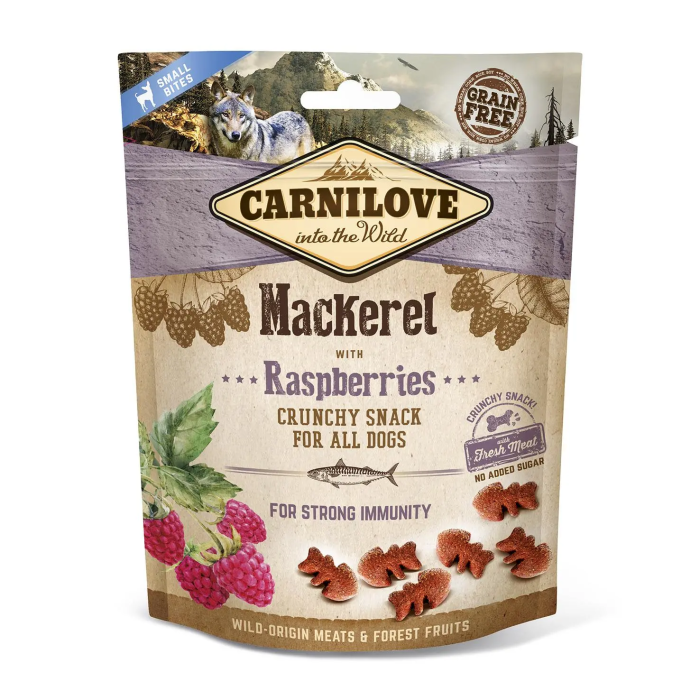 Carnilove Canine Crunchy Snack Caballa Frambuesas 6x200 gr Carnilove Canine Crunchy Snack Caballa Frambuesas 6x200 gr