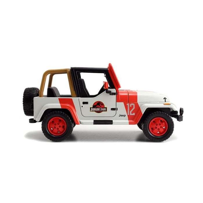 Jurassic Park Jeep Wrangler Escala 1:24 253253005 Jada 5