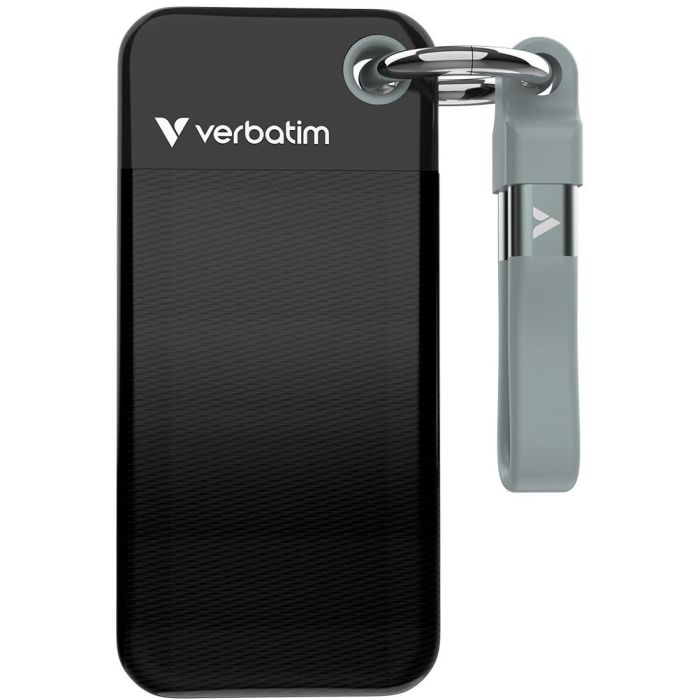 Verbatim STICK S Pocket SSD 2TB USB 3.2 Gen 2 Tipo C 1000MB/s Negro/Gris Unidad Estado Sólido Externa 0 Verbatim STICK S Pocket SSD 2TB USB 3.2 Gen 2 Tipo C 1000MB/s Negro/Gris Unidad Estado Sólido Externa 0