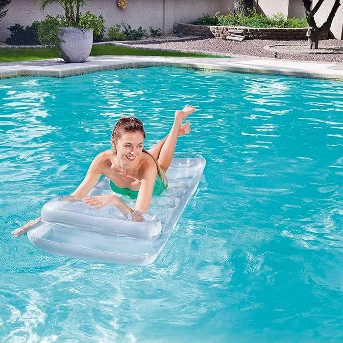 Bestway Colchoneta Hinchable Vasos Metalica con Almohada 188x71 cm Playa y Piscina 43024 1 Bestway Colchoneta Hinchable Vasos Metalica con Almohada 188x71 cm Playa y Piscina 43024 1