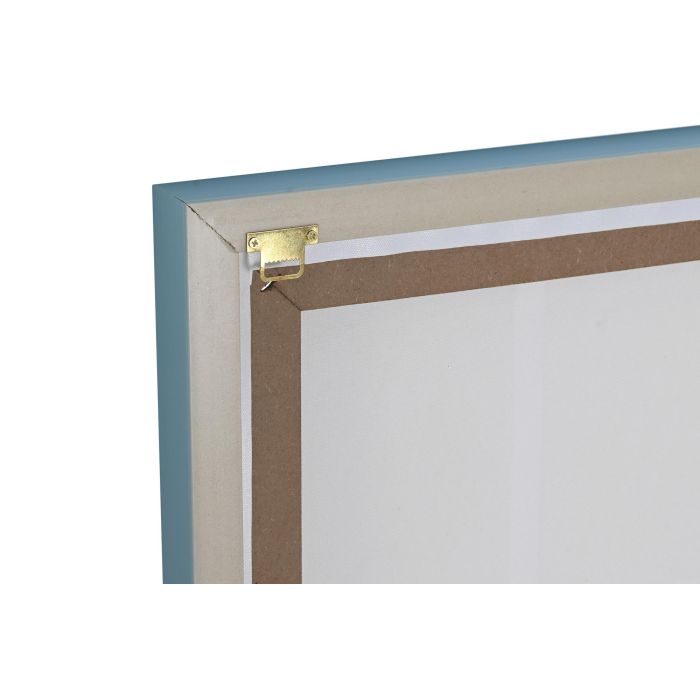 Cuadro DKD Home Decor Azul Rosa Moderno Lienzo 80 x 60 cm (4 Unidades) 3