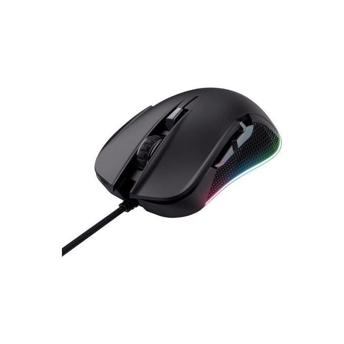 Trust Gaming GXT 922 YBAR Ratón Gaming Óptico con Cable, 7200 DPI, RGB, 6 Botones Programables, Ergonómico Diestro Trust Gaming GXT 922 YBAR Ratón Gaming Óptico con Cable, 7200 DPI, RGB, 6 Botones Programables, Ergonómico Diestro