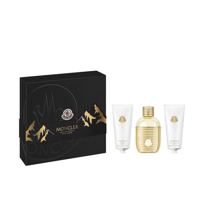 Moncler Sunrise Pour Femme Estuche 3 Piezas: Eau de Parfum 100ml, Gel de Ducha 100ml y Crema Corporal 100ml