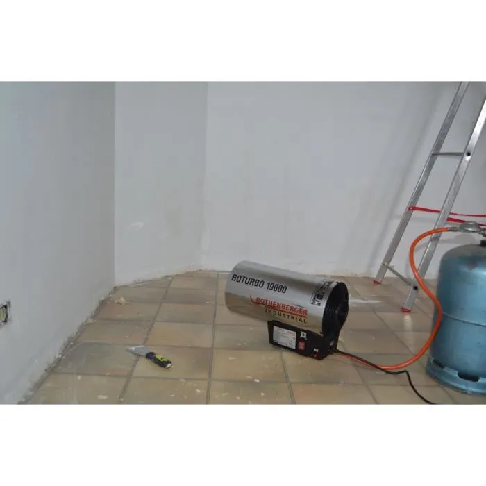 Rothenberger Generador de aire caliente Roturbo 19000 Plateado 1