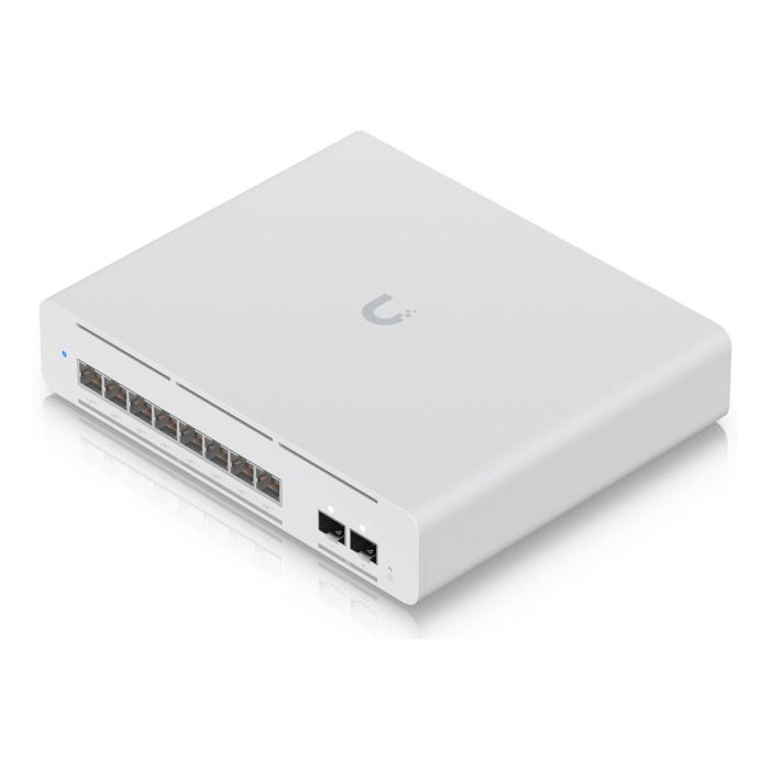 Ubiquiti UniFi Switch USW-Pro-XG-8-PoE - Switch gestionado L2/L3, 8 Puertos RJ-45 10G PoE++ (155W), 2 Puertos SFP+, Montaje en Rack/Pared 5