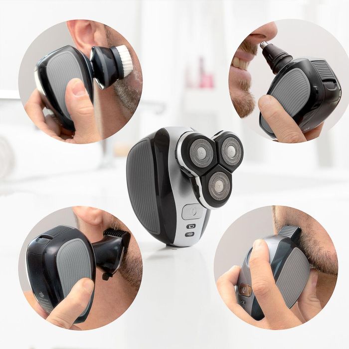 Afeitadora Recargable Ergonómica Multifunción 5 en 1 Shavestyler InnovaGoods 12 Afeitadora Recargable Ergonómica Multifunción 5 en 1 Shavestyler InnovaGoods 12