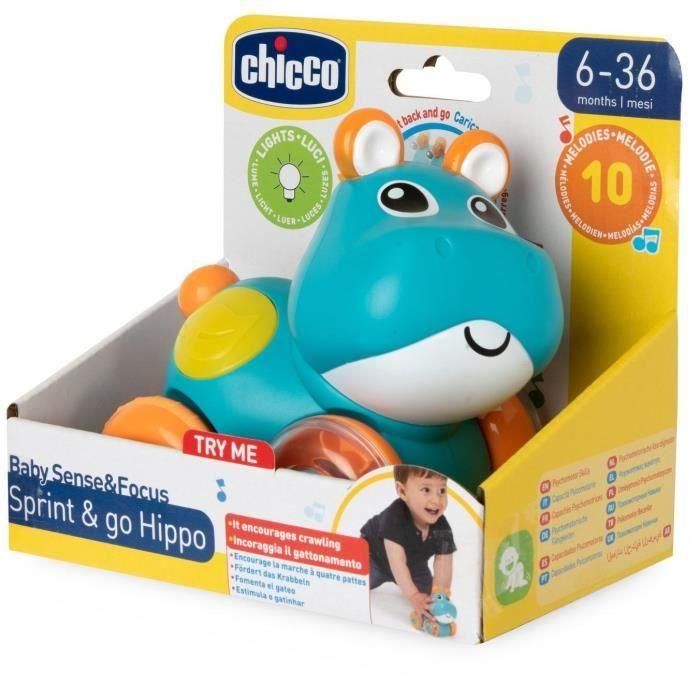 Chicco 00012153000000 Hippo Sprint Y Go - Vehículo Hipopótamo Electrónico con Retroceso, Sonidos y Luces para Bebés +6 Meses 5 Chicco 00012153000000 Hippo Sprint Y Go - Vehículo Hipopótamo Electrónico con Retroceso, Sonidos y Luces para Bebés +6 Meses 5
