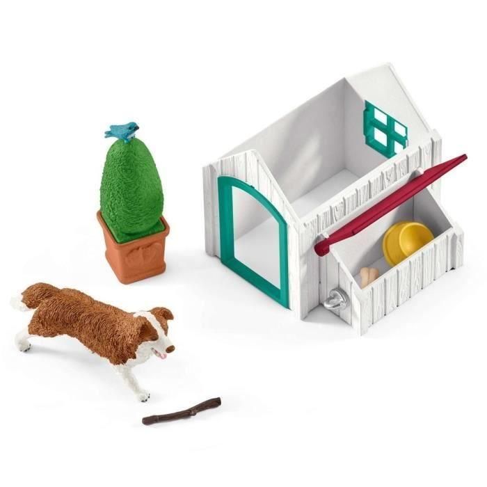 Schleich 42458 Horse Club: Invitados de Hannah con Perro Ruby - Figura detallada SCH342458 3
