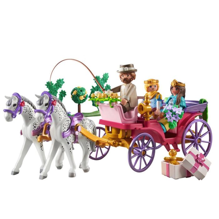Playmobil 71846 Set de Juego Paseo en Carruaje Princess con Príncipe y Princesa Elegante, Caballos y Regalo para Niños +4 años 1 Playmobil 71846 Set de Juego Paseo en Carruaje Princess con Príncipe y Princesa Elegante, Caballos y Regalo para Niños +4 años 1