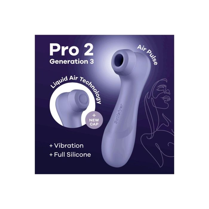 Succionador de Clítoris Satisfyer Pro 2 Generation 3 Morado 5 Succionador de Clítoris Satisfyer Pro 2 Generation 3 Morado 5