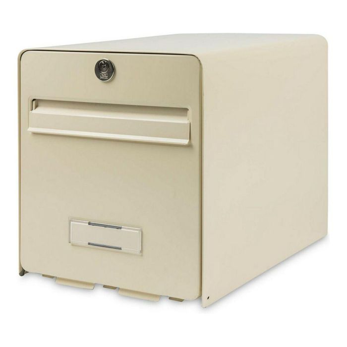 Burg Wachter Buzón de Correo Exterior de Acero Galvanizado Prelacado Beige, 1 Puerta, Antirrobo, Anti-Corrosión y Resistente al Agua 1 Burg Wachter Buzón de Correo Exterior de Acero Galvanizado Prelacado Beige, 1 Puerta, Antirrobo, Anti-Corrosión y Resistente al Agua 1