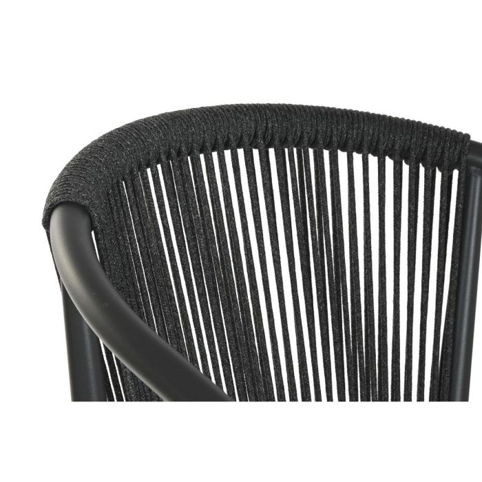 Taburete Home ESPRIT Aluminio ratán sintético 57 x 61 x 108 cm 1