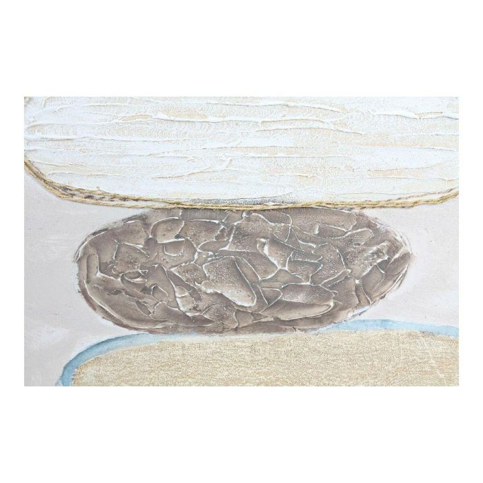 Cuadro Scandi DKD Home Decor Beige Blanco 3.8 x 120 x 60 cm (2 Unidades) 1