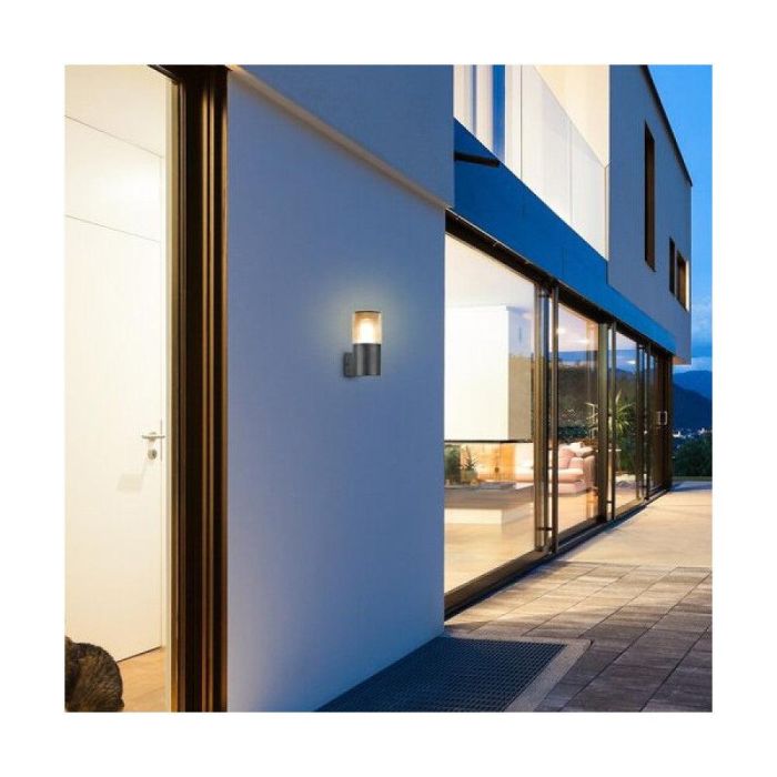 RABALUX RAB-7158 Aplique Exterior Moderno Teplice Negro Mate Aluminio 1xE27 IP44 para Pared Exterior, Jardín y Terraza 6 RABALUX RAB-7158 Aplique Exterior Moderno Teplice Negro Mate Aluminio 1xE27 IP44 para Pared Exterior, Jardín y Terraza 6