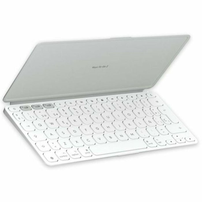Teclado Bluetooth Logitech 920-013011 Qwerty Español Gris Blanco/Gris Teclado Bluetooth Logitech 920-013011 Qwerty Español Gris Blanco/Gris