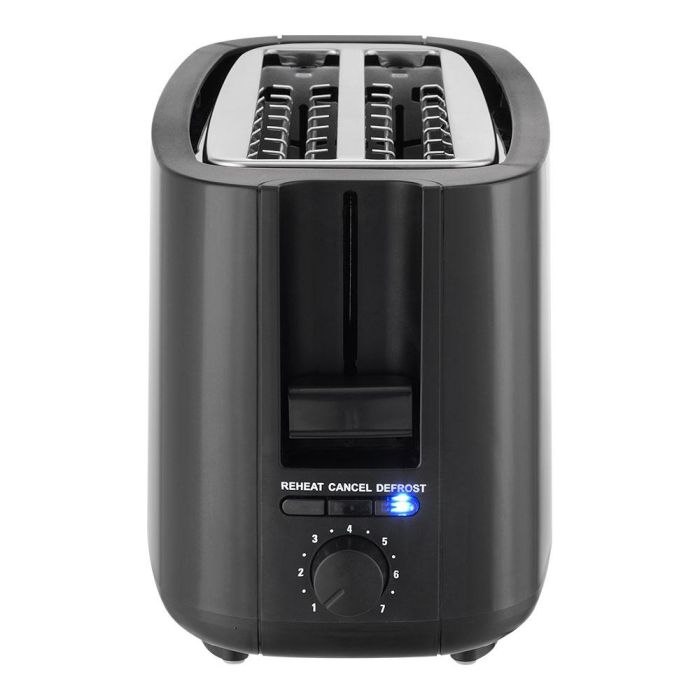 Edm Tostadora Black Design Doble Ranura Larga 1400W, Función Calentar/Descongelar, Superficie Tacto Frío, Negro 5 Edm Tostadora Black Design Doble Ranura Larga 1400W, Función Calentar/Descongelar, Superficie Tacto Frío, Negro 5