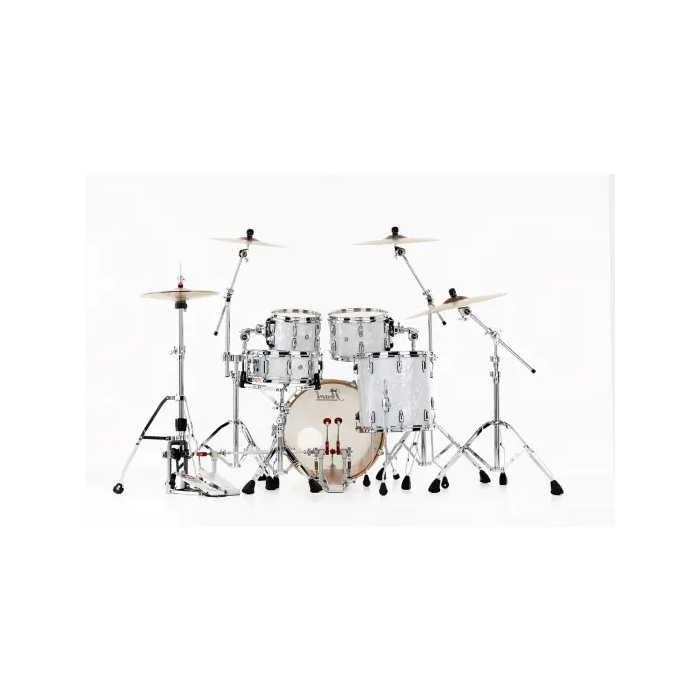 Pearl Batería Profesional 2014Bx/1007T/1208T/1414F - Cascos de Arce Maple White Marine Pearl 1