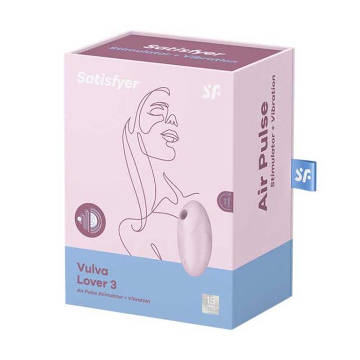 Satisfyer Vulva Lover 3 Air Pulse Stimulator Rosa Satisfyer Vulva Lover 3 Air Pulse Stimulator Rosa