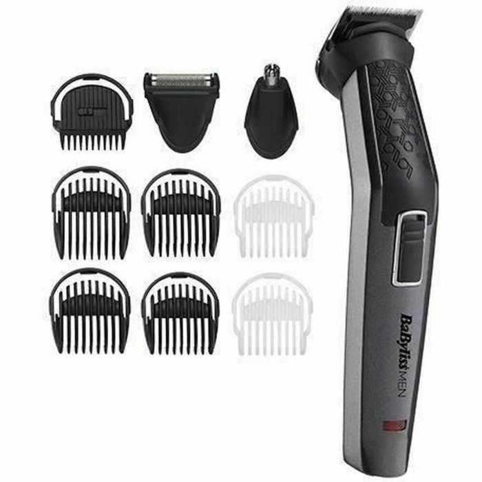 Babyliss MT727E Recortadora Multifunción 10 en 1 para Barba y Cuerpo, Cuchillas Titanio Carbono, Inalámbrica 60 Min 0 Babyliss MT727E Recortadora Multifunción 10 en 1 para Barba y Cuerpo, Cuchillas Titanio Carbono, Inalámbrica 60 Min 0