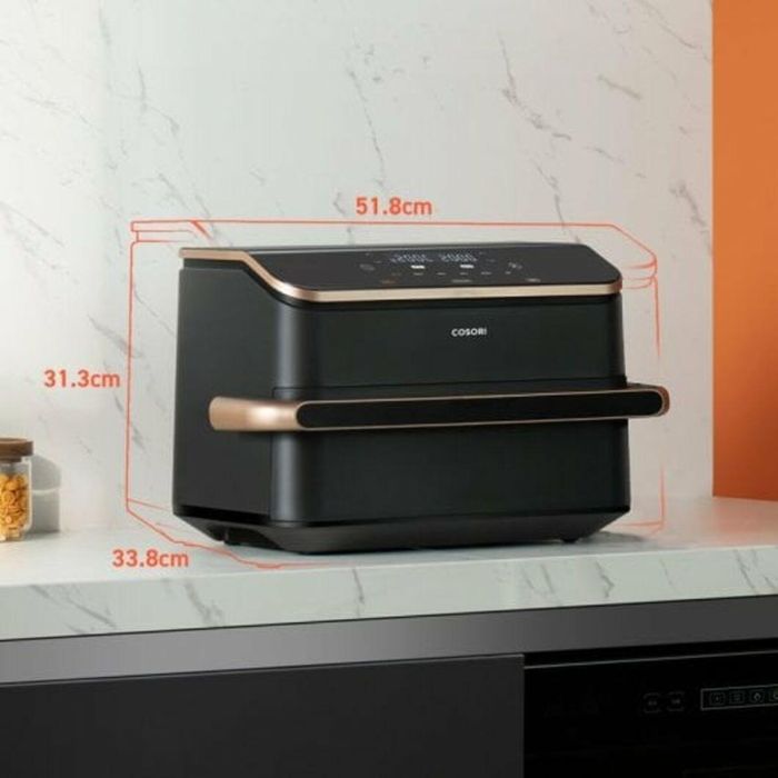 Cosori COS1730416443719 Freidora sin aceite Doble Fuego Twinfry Chef Edition, 10 L, 6 Programas, 2800 W, Negra 14