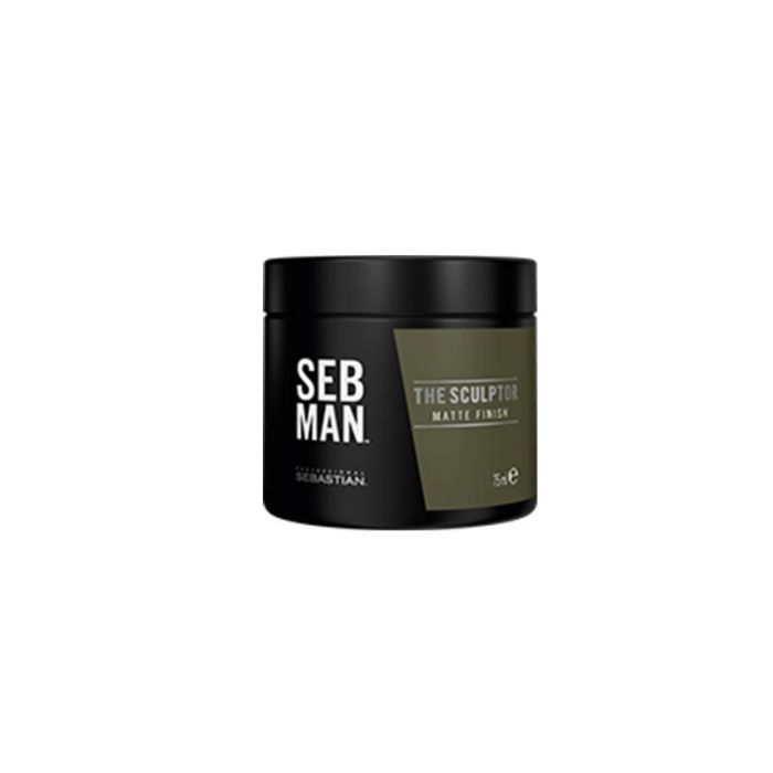 SEB MAN The Sculptor Matte Clay 75ml - Cera Mineral con Acabado Mate para Fijación y Textura Duraderas