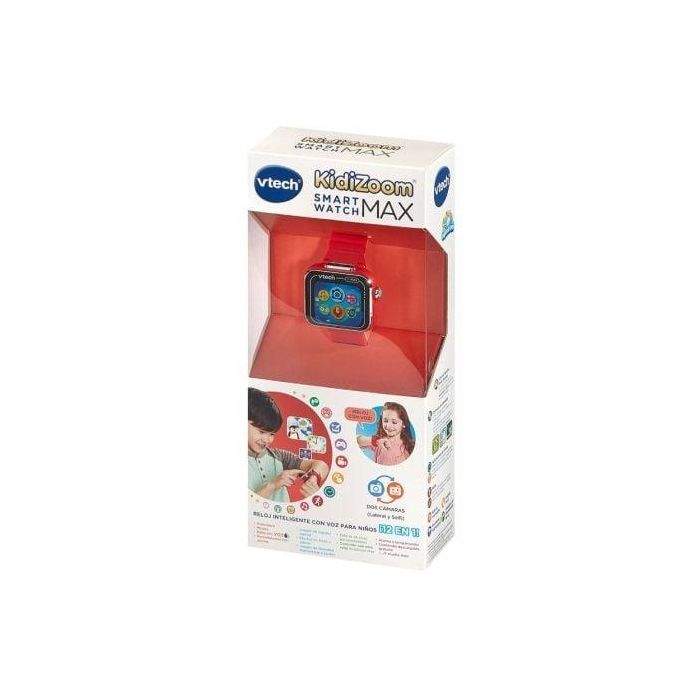 Smartwatch VTech Kidizoom Smartwatch Max/ Notificaciones/ Rojo 2 Smartwatch VTech Kidizoom Smartwatch Max/ Notificaciones/ Rojo 2
